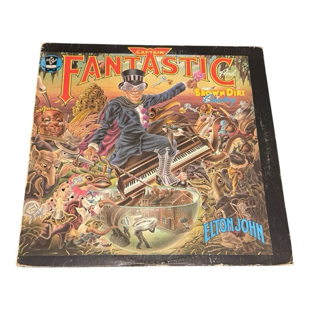 Elton John Captain Fantastic And The Brown Dirt Cowboy Vinyl Record LP 1975